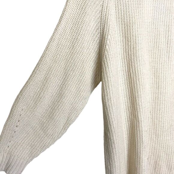 STEVE Madden Jack By BB Dakota Taupe Mock Neck Sweater Dress - Picture 5 of 11